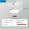 Liangtu Eye-Protection LED Ceiling Fan Chandelier