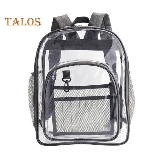 

Прозрачный водонепроницаемый рюкзак большой емкости школьная сумка мужской и женский прозрачный дорожный рюкзак для школы работа отпуск серый