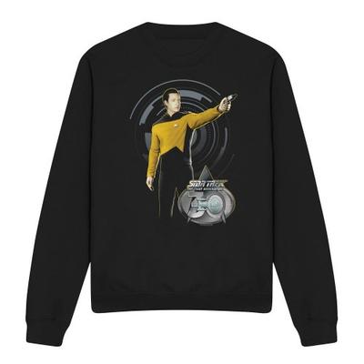 STAR TREK Unisex Adult 30 Data Sweatshirt