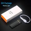 Ultra-thin Rechargeable Electronic Lighter with Touch-Sensitive Windproof Design and Power Display