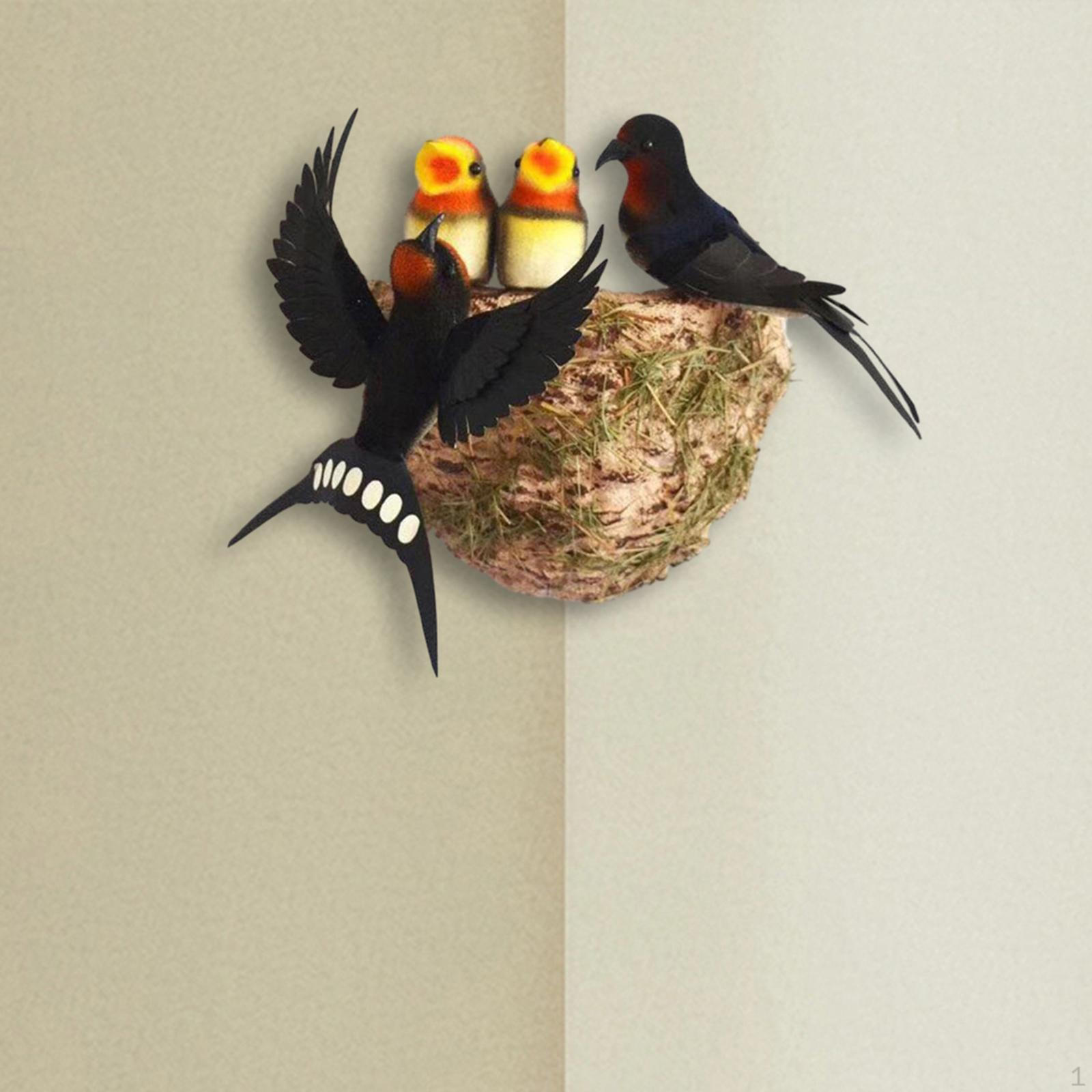 

Имитация Ласточкиного Гнезда Искусственная Птица Пенопластовые Птицы Пасхальные fly