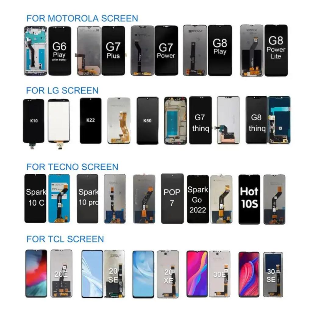 Original New AMOLED Screen LCD Digitizer Panel for Mi Note 10 Lite/CC9 Pro Mobile Phone 350-400cd Luminance 3-Month