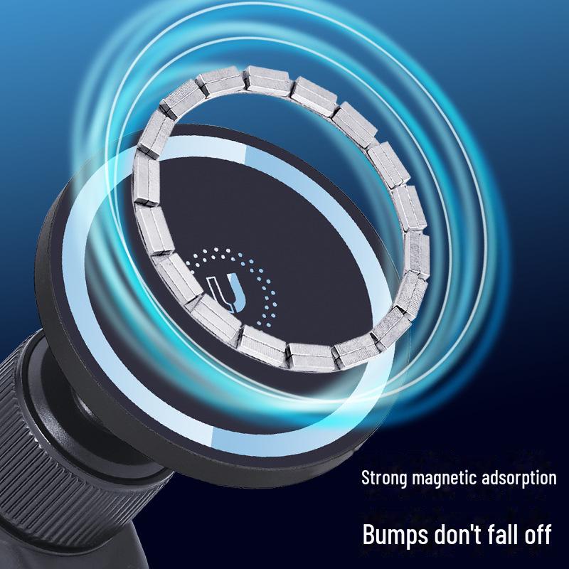 MagSafe Magnetic Car Phone Holder with 360° Rotation for Dashboard and Air Vent Navigation