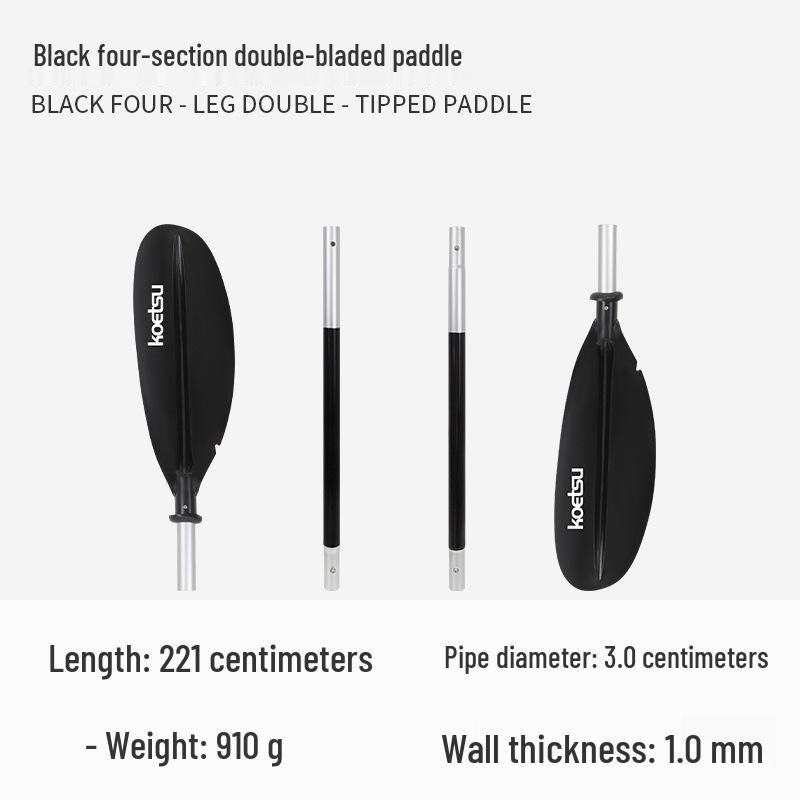 KOETSU Surf Paddleboard Dual-Use Aluminum Paddle: Single/Double Head Kayak & Paddleboard Paddle