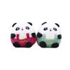 Soft And Cuddly Panda Keychain Plush Toy For Bags With Cute Design And Colors