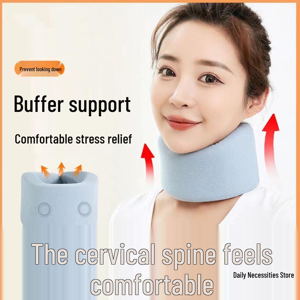 Neck Brace Cervical Spine Corrector and Protector Sleeve - One Size Fits All Men and Women