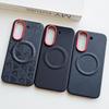 For POCO X8 Pro Max Redmi Turbo 5 Max PU Leather Skin Friendly Contrast Color Keys Lens Frame Protective Back Case Cover