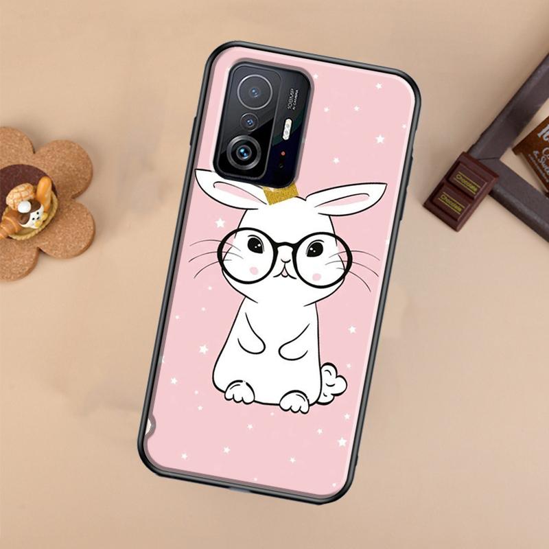 Cartoon Rabbit Bunny Case For Xiaomi 13 14 Ultra 11T 12T 13T 14T Pro POCO X7 Pro X3 X5 X6 F3 F5 F6 M6 Pro Cover