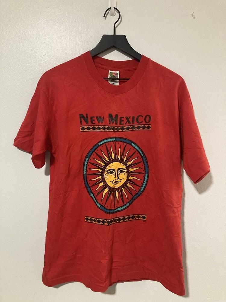 

Vintage New Mexico Tourist Shirt Large Mens Sun Tribal Native 90s Nature Unisex T-Shirt XXL