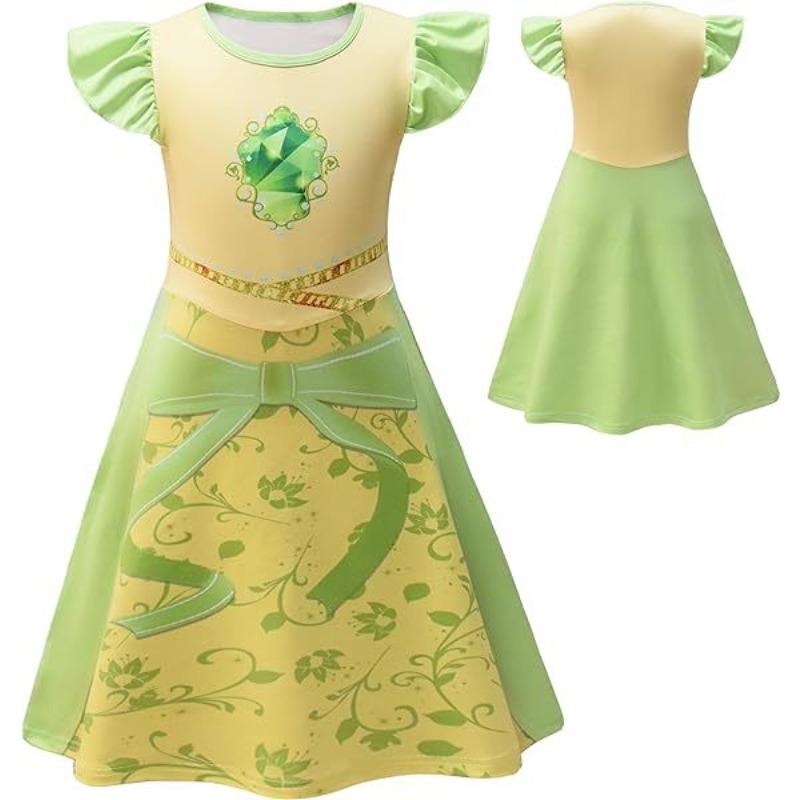 New Children's Dress Cute Princess Dress Birthday Party Dress Halloween Role-playing Costume Fashionable Cute Style Fluffy Dress