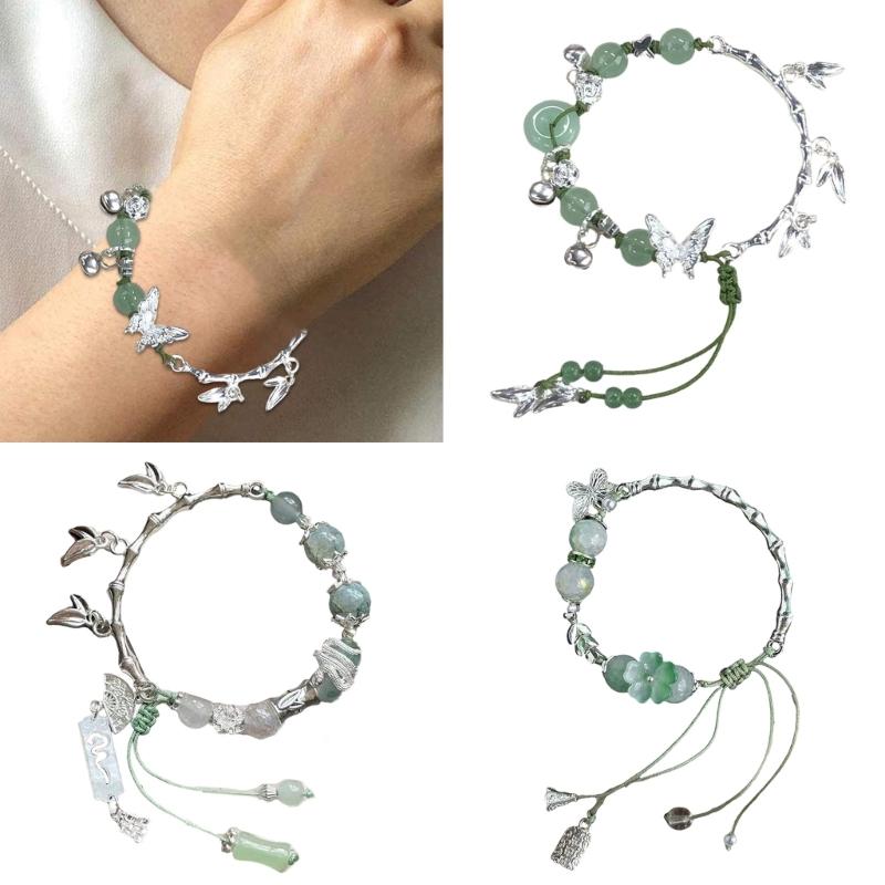 Elegant Oriental Bamboo Knot Bracelet for Women Featuring Serpents Wisdoms Design and Premium Weaving Craft