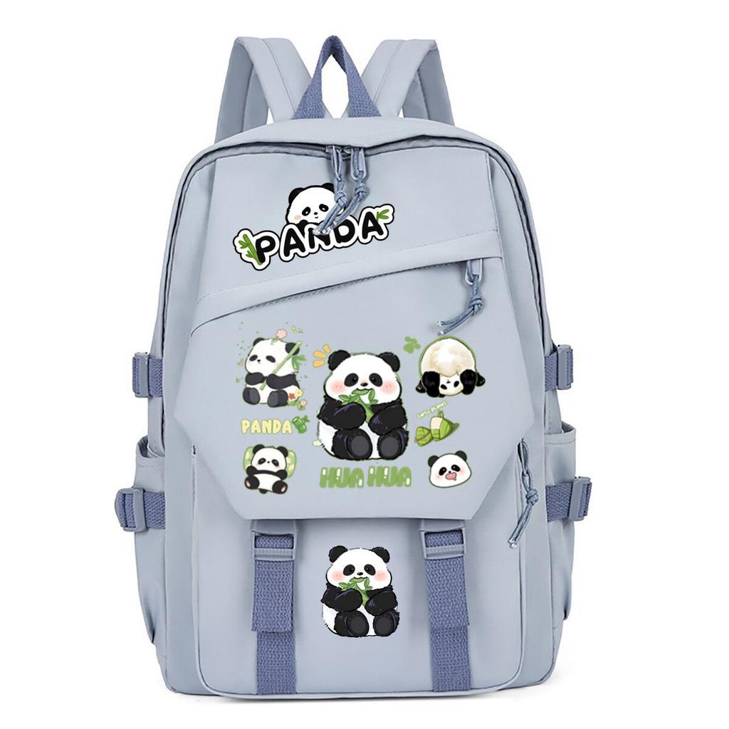 Panda Huahua Cartoon Printing Primary And Secondary School Students High Value Backpack Large Capacity Versatile School Bag