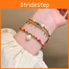 Geometric Alloy Elegant Beaded Bracelets For Women Summer 2024 Fashion Highend