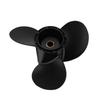 Outboard Propeller 3 Blades 10 1 4in Diameter 14 Tooth Aluminium Alloy Replacement for Johnson 15‑35HP
