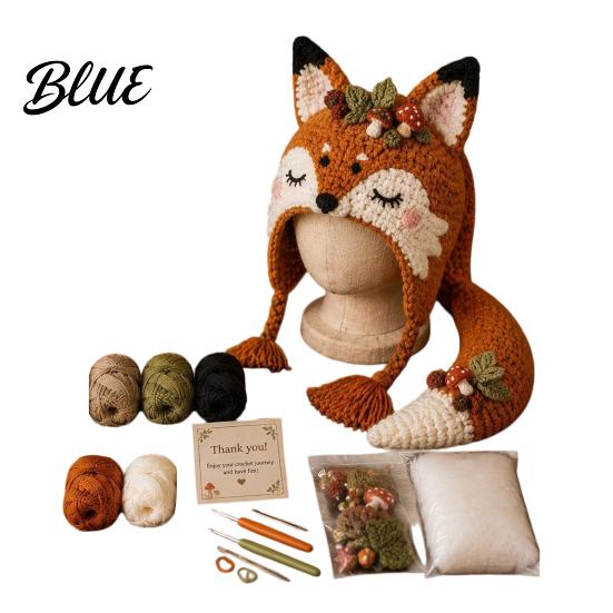 Crochet Kit for Beginners Animal Hat Kit