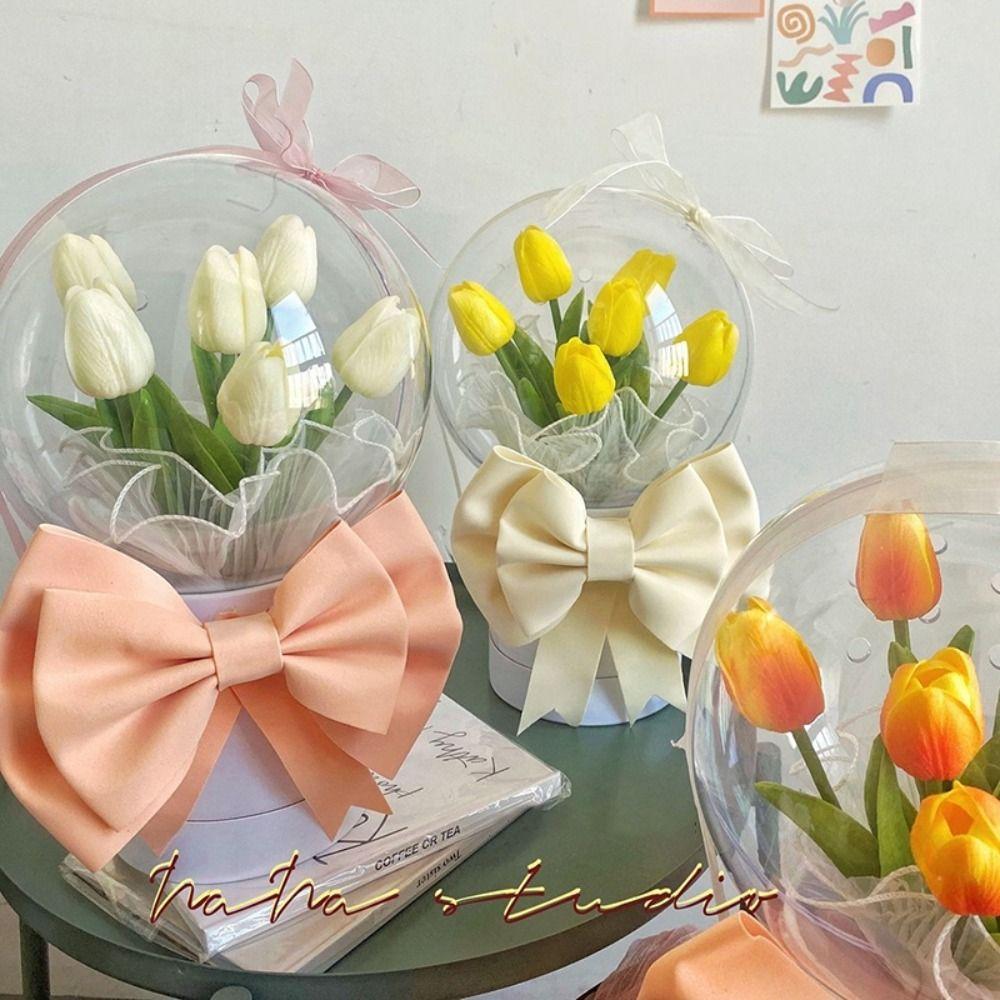 Acrylic Bouquet Holder DIY Bobo Balloons Stand  Wedding Birthday Party Decorations