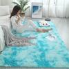 Miękka mata podłogowa dywanowa w kolorze tie-dye Puszysty dywan antypoślizgowy Home Living Room Decor