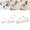 Acrylic for Display Tiered Perfume Organizer Multifunctional Space Saving Clear Decoration Holder for Earrings Cupcake