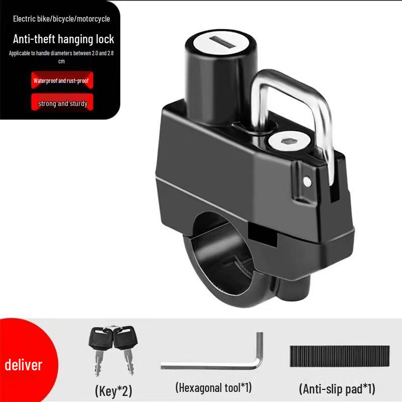 Anti-theft Cartoon Cow Combination Lock - Portable Motorcycle & Mountain Bike Helmet Retractable Steel Wire Lock