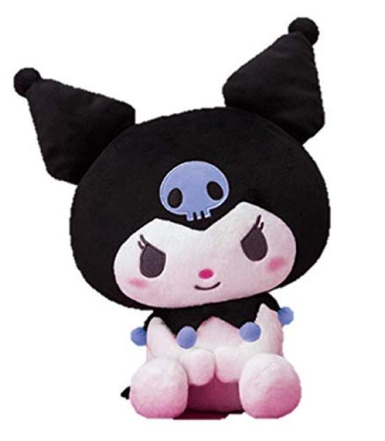 Kuromi Plush Toy My Melody Sitting Basic Big Kuromi 31cm (Single Item) Approx.