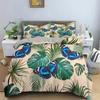 Schmetterling Bettbezug King Queen Größe Tier Floral Bettwäsche Set für Teenager Erwachsene Schöne Blume Polyester Steppdecke