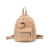 Schoolbag new Korean mini kt backpack women's fashion woolen texture popular versatile bag commuter travel backpack
