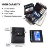 Humerpaul Slim Men Wallets Card Holder Luxury Hasp Zipper Purse Coin Rfid Wallet
