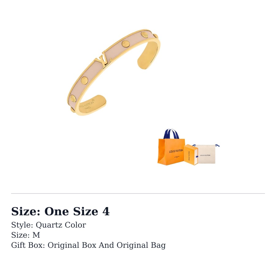LOUIS VUITTON Bangles Women's Quartz M1898M