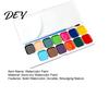 Outdoor Sketching Paint Watercolor Set, Portable Washable Solid Palette, Bright Painting Kit Colors Pigment Kit, for Kids And Beginners Art