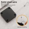 Black White Telescopic Door Device Non Punching Punch Free Door Closing Device Bold Drawstring Telescopic Sliding Door Device