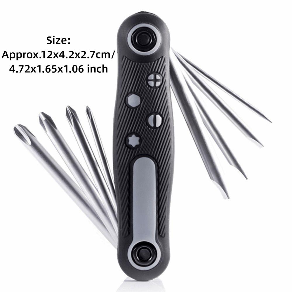 Ergonomic Handle Folding Screwdriver Set Multifunctional Screwdriver Tool Household Repairs