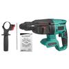 Rechargeable Electric Hammer Power Drill for 18V Battery Multifunction Cordless Brushless Electric Rotary Hammer