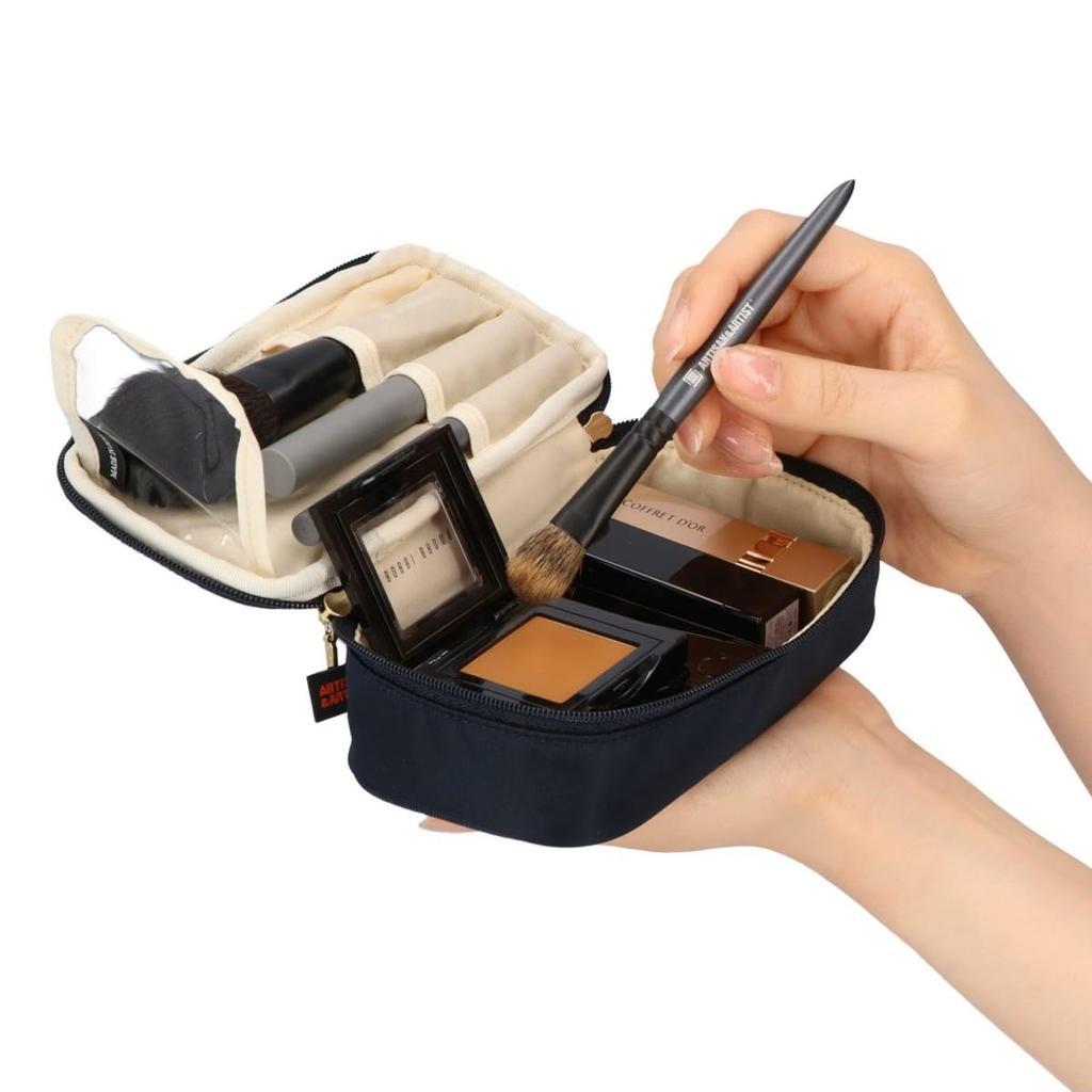 Functional Handy Makeup Dresser Mini Cosmetic Embroidery Pouch, Rouge, 5OP-ER601