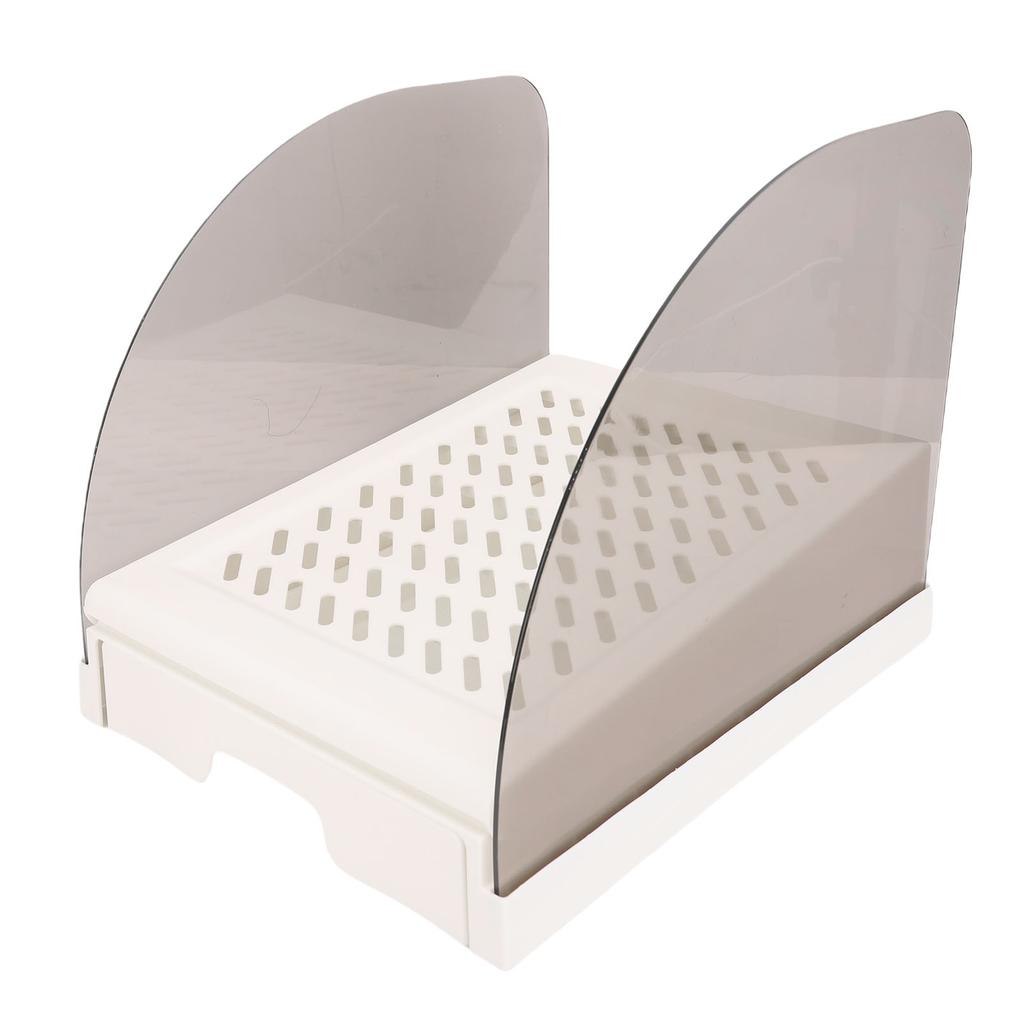 Cat Litter Ramp with Drawer Baffles   Height Elevated Litter Box Step Stool Anti Tracking Easy To Clean