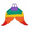 Professional Swimming Fins Mermaid Monofin Silicone Rubber Aquatic Gear Swim