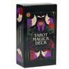 10,3*6 cm The Witch of The Forest's Tarot Magick Deck: 78 kort med guidebok for nybegynnere, forgylt svarte kanter