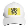 Flanders Flag Baseball Cap Tea Hat Hiking Hat Fashionable Snap Back Hat Caps Women Unisexs