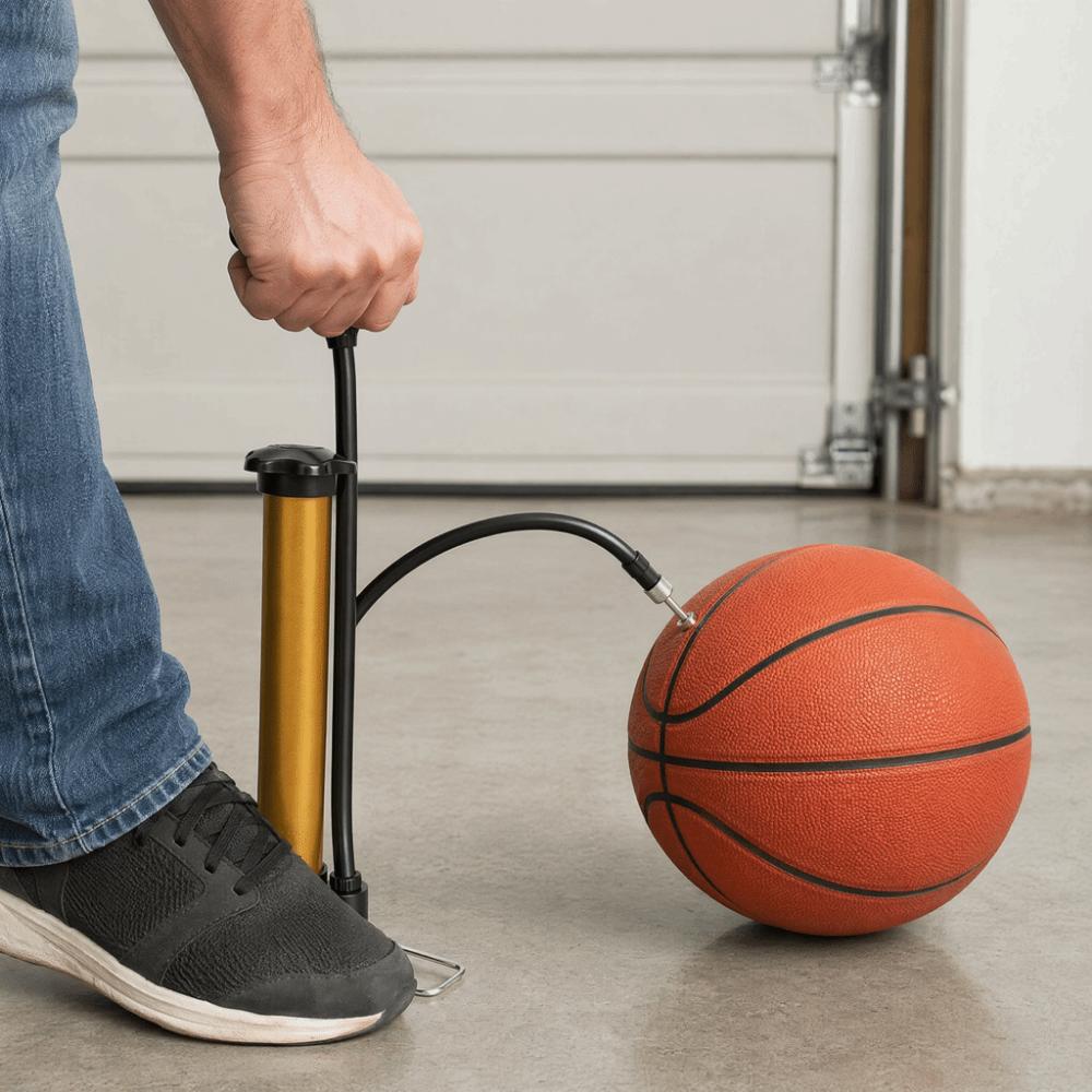 6PCS Inflation Needle Included Air Pump Stable Base Air Pump Accessory  Sports Ball Pumping