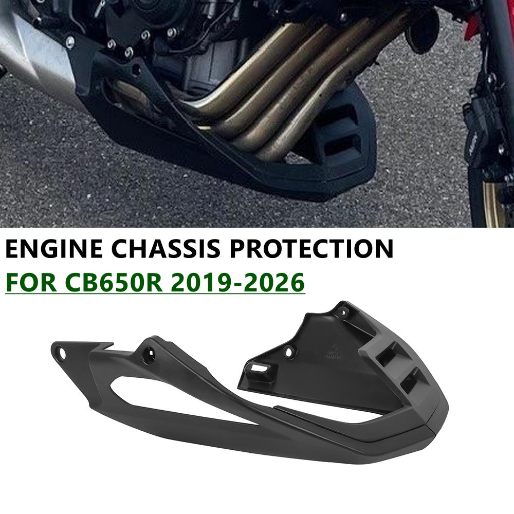 For Honda CB650R CB 650R 650 R 2019-2026 Motorcycle Lower Spoiler Belly Pan Fairing Engine Chassis Guard Body Panel Protection