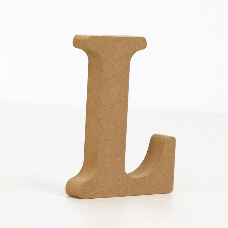 Collocation DIY Wooden Alphabet Letter Personalised Ornament Name Design for Wedding Birthday Party Home Decoration Craft Gift