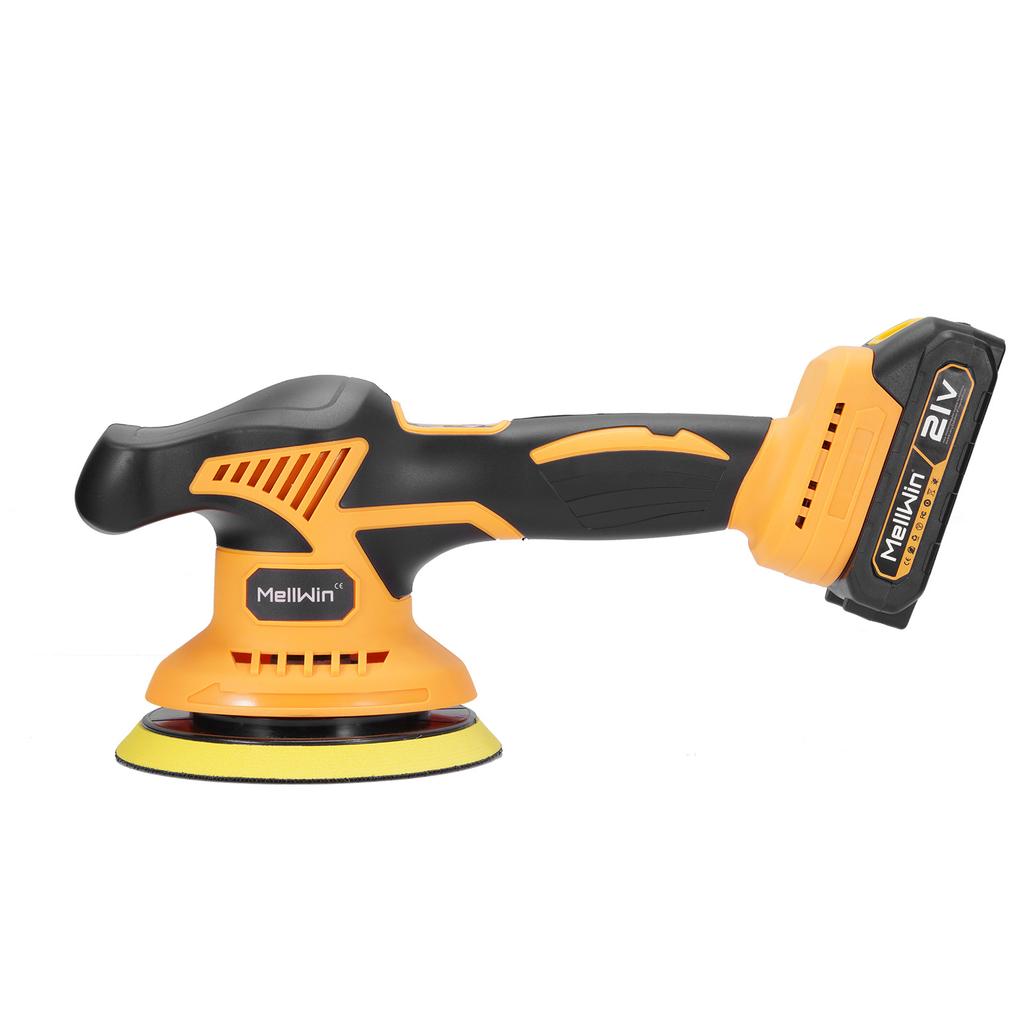 150mm Sladdlös Elektrisk Bilpolermaskin 8 Justerbar Elektrisk Vaxning Slipning Försegling Glaseringsverktyg För Makita 18V Batteristift