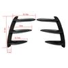Car Rear Bumper Spoiler Side Canard Splitter Air Vent Cover For Mercedes Benz W176 A200 A250 A260 A45 2013-2018