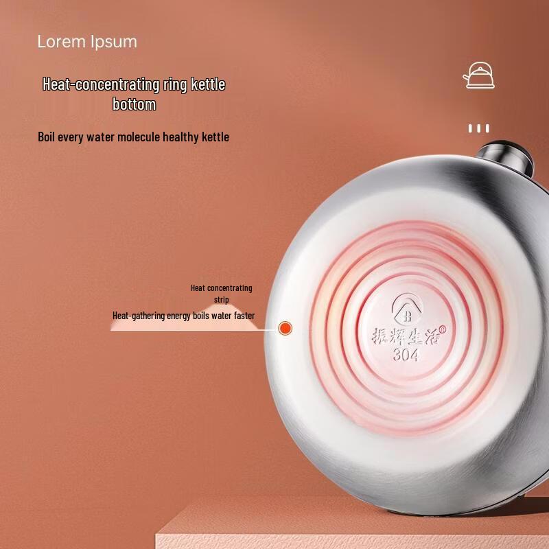 Zhenhui 3.0L 304 Stainless Steel Whistling Kettle