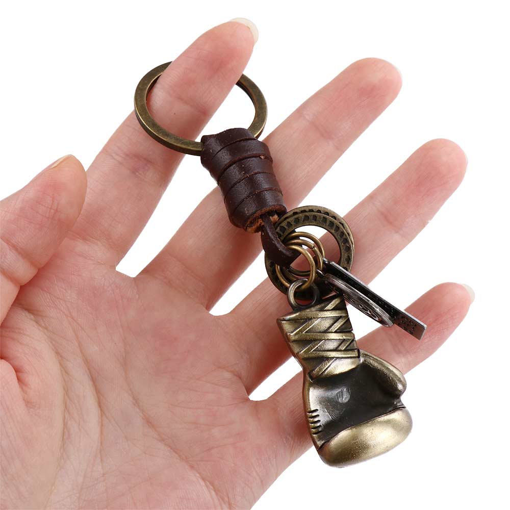 Pendant Packaging Decoration Boxing Gloves Keychains Punk Boxing Gloves Gift Souvenir Keys Holder