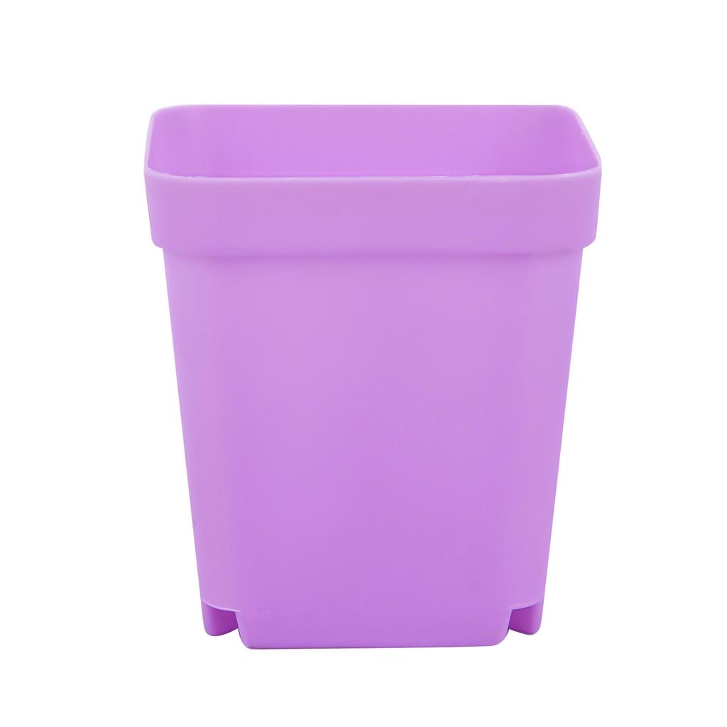 10PCS Gardening Mini Small Square Pot Seven Colors Flower Pot Succulent Pot Little Black Square Plastic Pot Seedling Tray TMZ
