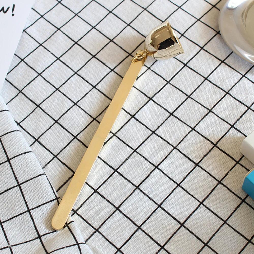 Candle Wick Snuffer Multiple Colors Candle Accessories Bell Long Handle Candle Care Tools Home Supplies DIY Lover Craft Gifts