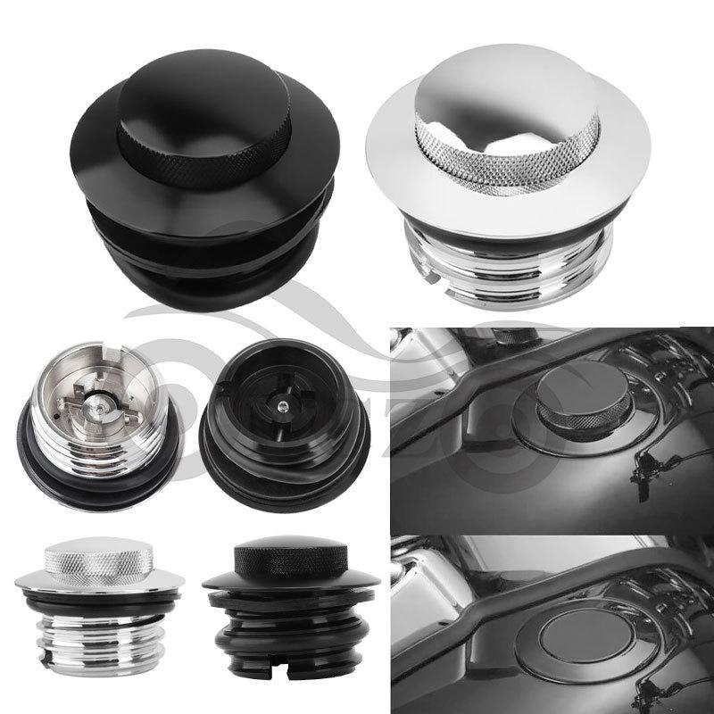 Harley Dyna Softail Springer Chrome Fuel Tank Pop-Up Vent Cap
