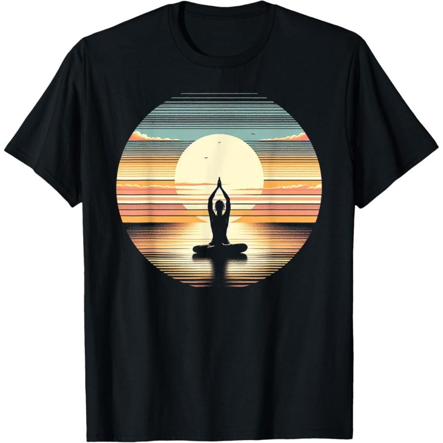 

Tranquil Yoga Sunrise Art T-Shirt XXXXXL чорний