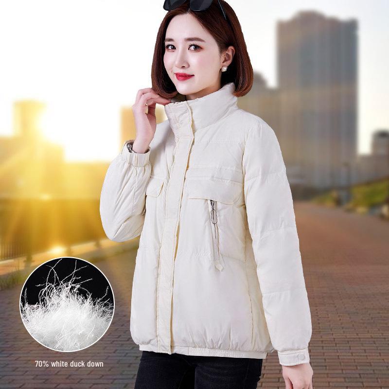 Women's Lightweight Winter Down Jacket - Warm, Fashionable & Casual