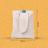 Cotton Shopper Bag 38 x 42cm 15L – Reusable Tote Bag in Black, White & Natural